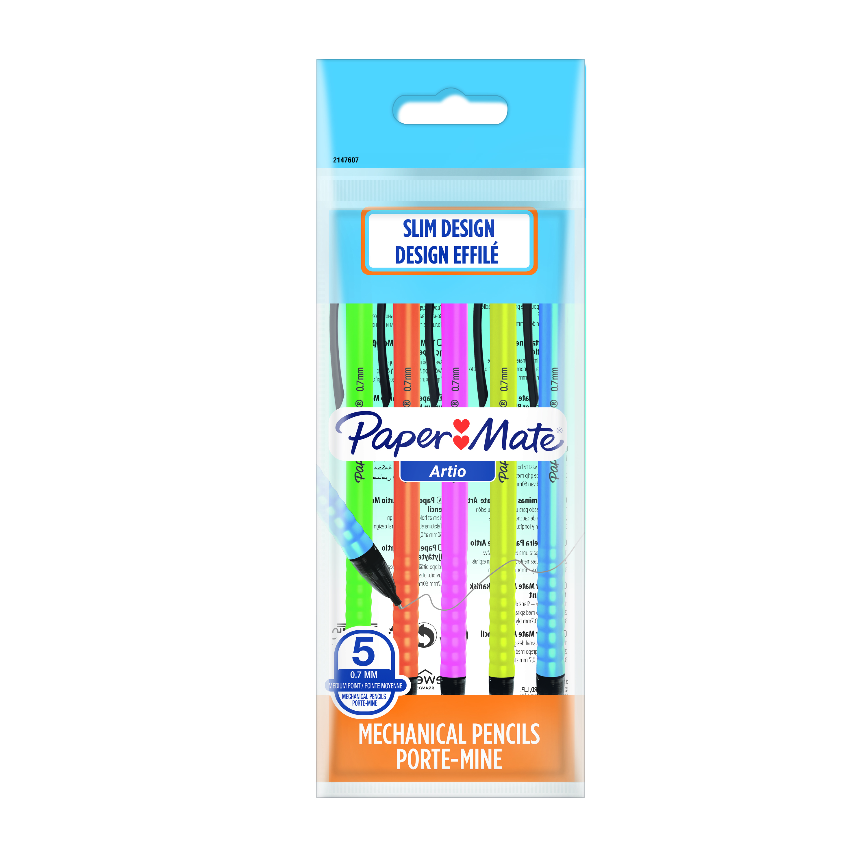 PAPERMATE MECH PENCIL 5PK (2147607)